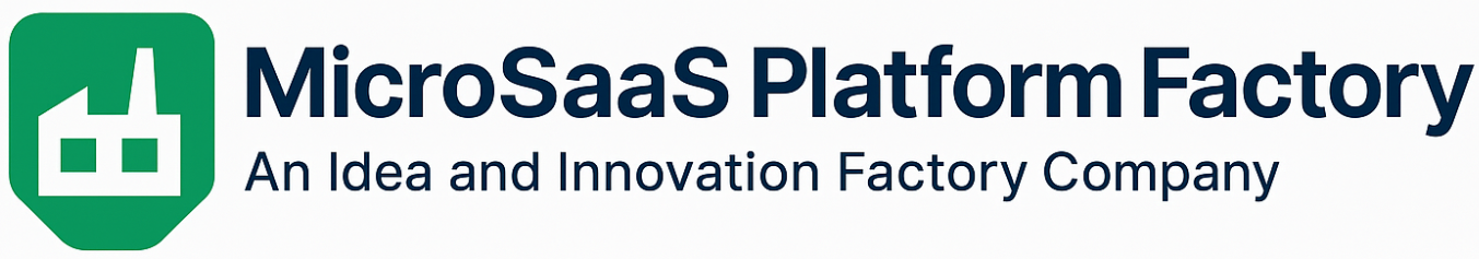 MicroSaaS Platform Factory Logo